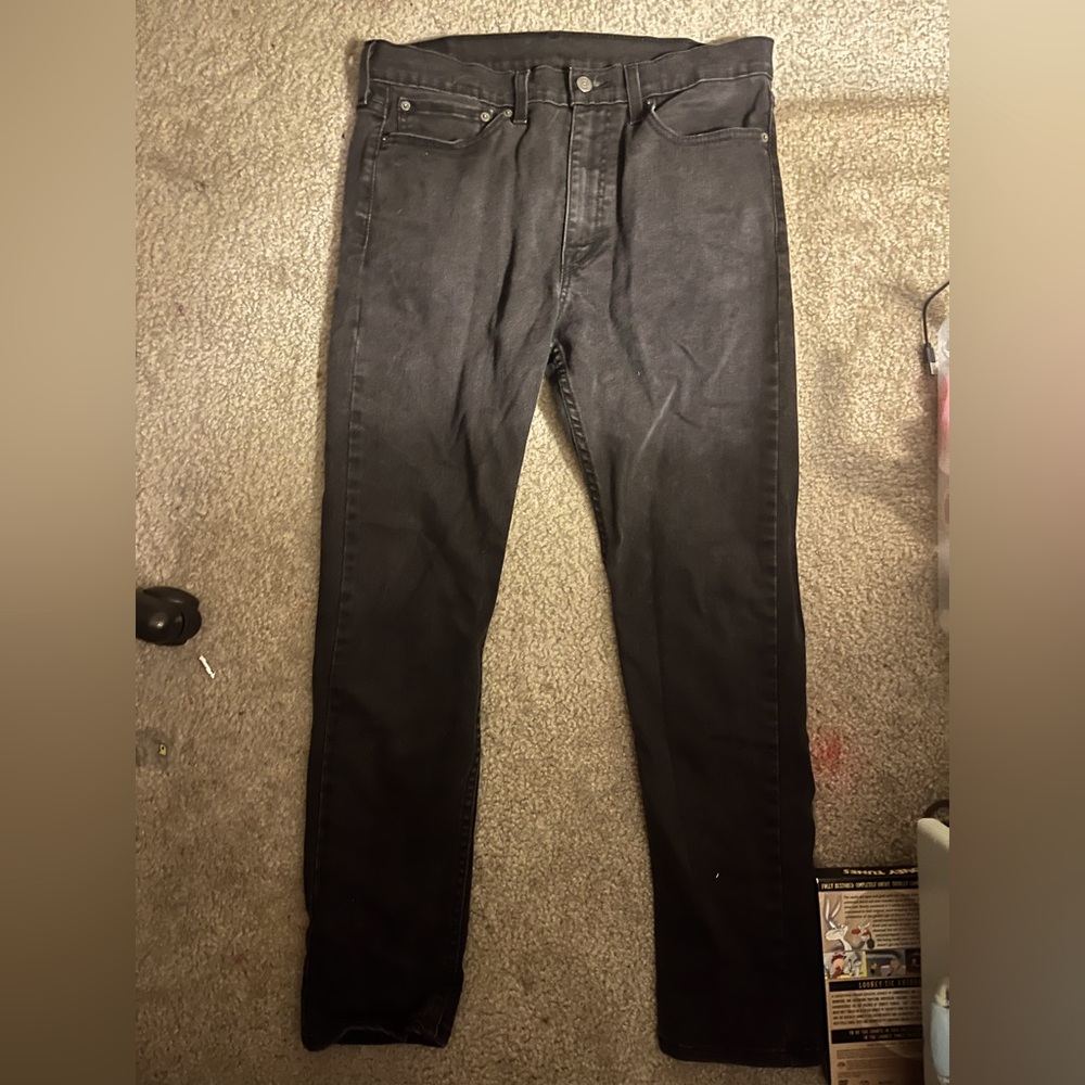Levi's Men's Black Skinny Pants